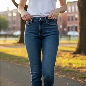 Banana Republic Dark Blue Skinny Jeans Size 29